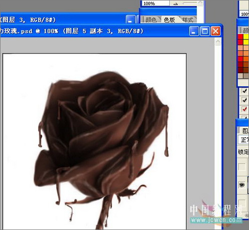 photoshop教程:制作誘人的巧克力玫瑰 photoshop教程:制作誘人的巧克力玫瑰