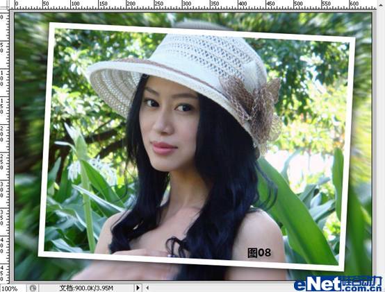 photoshop cs3教程:簡單制作畫中畫