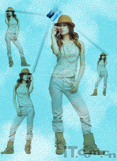 photoshop制作蔡依林廣告效果圖