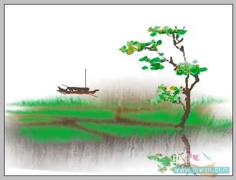 妙用photoshop制作水彩畫的簡單方法