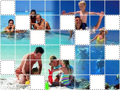 photoshop制作五彩斑斕的馬賽克特效照片