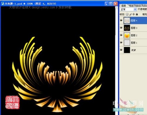 用photoshop濾鏡巧妙繪制艷麗菊花_網頁設計webjx.com轉載