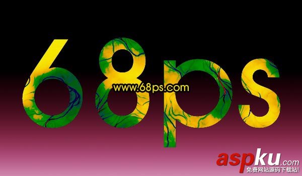 Photoshop濾鏡制作美麗的花紋字 Photoshop,濾鏡,花紋字