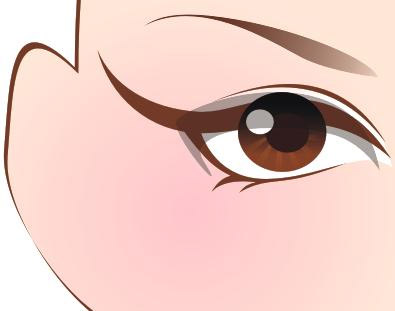 photoshop鼠繪:矢量人物眼睛的畫法