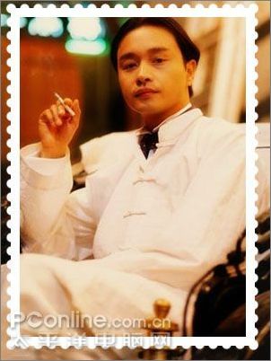 photoshop cs3制作張國榮紀念郵票 photoshop cs3制作張國榮紀念郵票