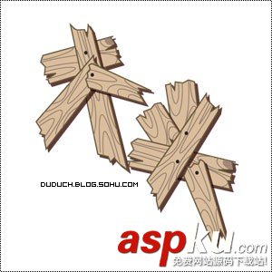 Photoshop個性畫筆制作可愛木頭字 Photoshop,木頭字