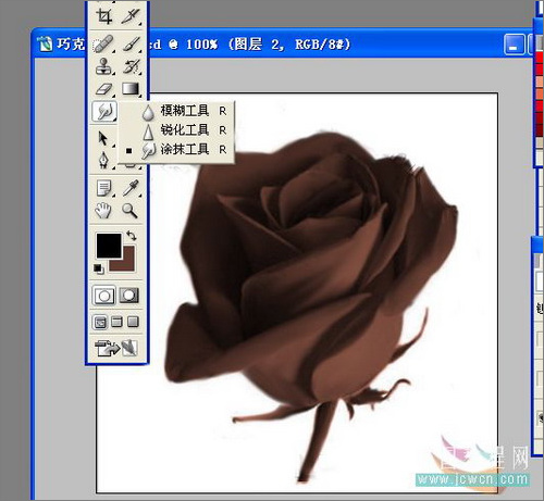 photoshop教程:制作誘人的巧克力玫瑰 photoshop教程:制作誘人的巧克力玫瑰