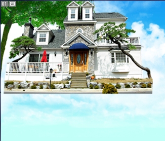 ps教程:韓國網頁模板的banner合成方法