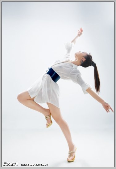 ps照片教程:舞動旋律的漂亮mm_webjx.com