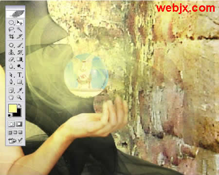 photoshop筆刷制作光照對(duì)比度效果照片