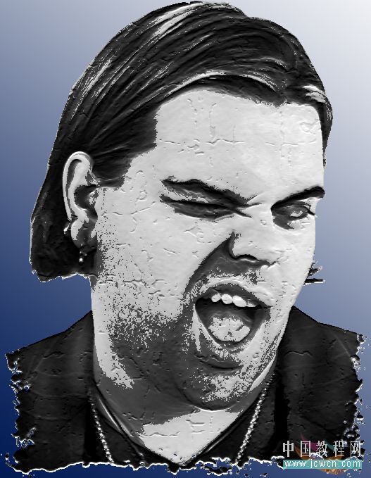 photoshop教程:輕松制作石膏人像