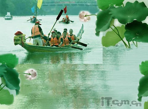 用photoshop制作端午節(jié)賀卡