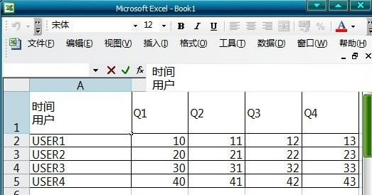 Excel斜線表頭怎么做5