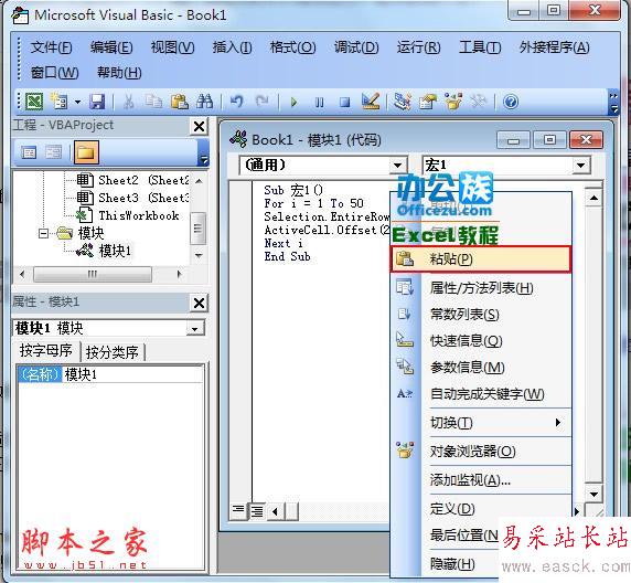 復制宏碼粘貼到模塊