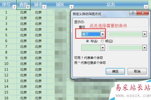 excel2013怎么進行文本篩選