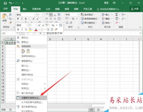 Excel2016一個單元格怎么分成兩行?Excel2016單元格分行教程