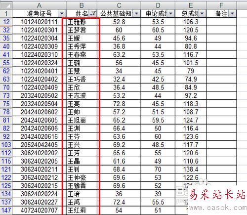 怎樣在excel中篩選？