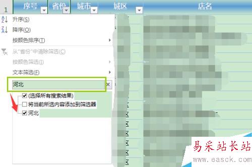 excel2013怎么進行文本篩選