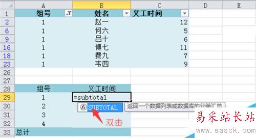 Excel 2010如何加總已篩選項?
