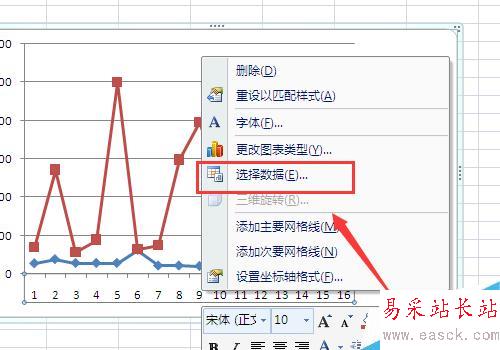 Excel制作折線圖怎么修改橫坐標