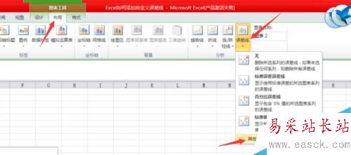 Excel圖表如何自定義誤差線