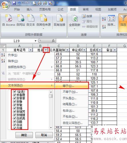 怎樣在excel中篩選？