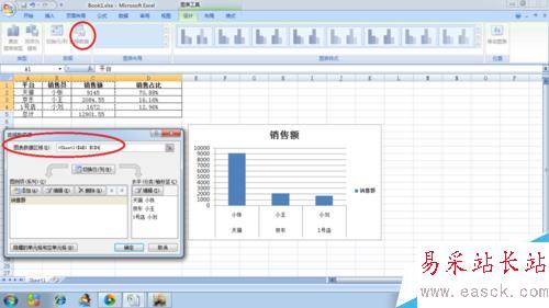 如何在excel表中插入柱形圖、改標題、填充顏色