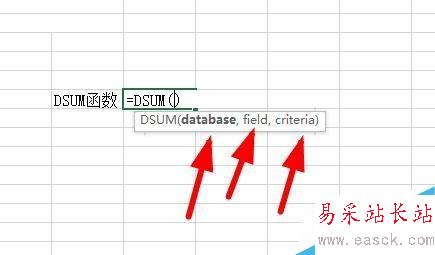 Excel中如何使用DSUM函數?