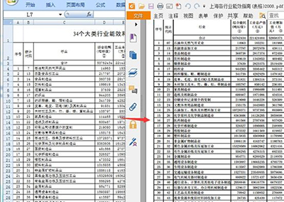 pdf怎么轉換成excel