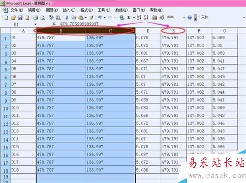 Excel怎么設置單元格列寬