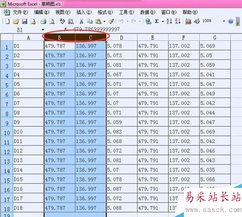 Excel怎么設置單元格列寬