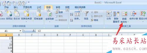 如何使用excel在一列中提示輸入特定的重復數據