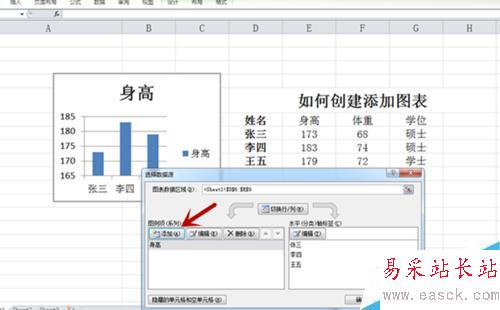 Excel如何創建添加圖表?