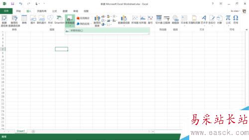 如何使用excel中的屏幕截圖功能