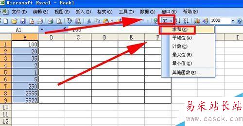 excel表格數據如何求和?(2種方法)