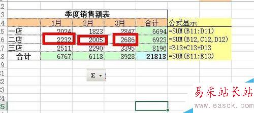 Excel中Sum函數如何使用？