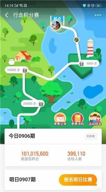 支付寶,行走積分賽