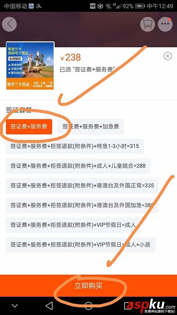 支付寶,簽證