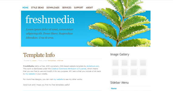 freshmedia-xhtml-css-模板