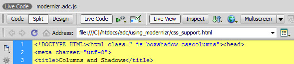 使用Modernizr 檢測HTML5和CSS3瀏覽器支持功能 使用Modernizr 檢測HTML5和CSS3瀏覽器支持功能