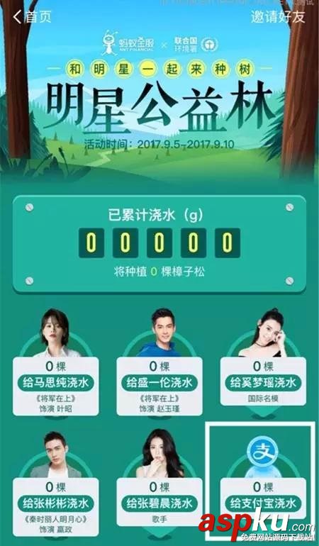 支付寶,支付寶樟子松,螞蟻森林