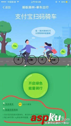 支付寶app騎共享單車每天最多能獲得多少綠色能量? 支付寶,共享單車,能量