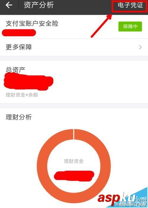 支付寶,資產證
