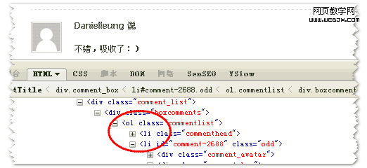 WordPress評論截圖