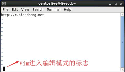 Vim進行編輯模式