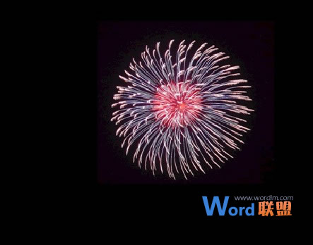 在PowerPoint2007中制作禮花綻放動畫效果