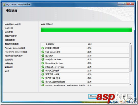 Windows7下Microsoft SQL Server 2008安裝圖解和注意事項(xiàng)