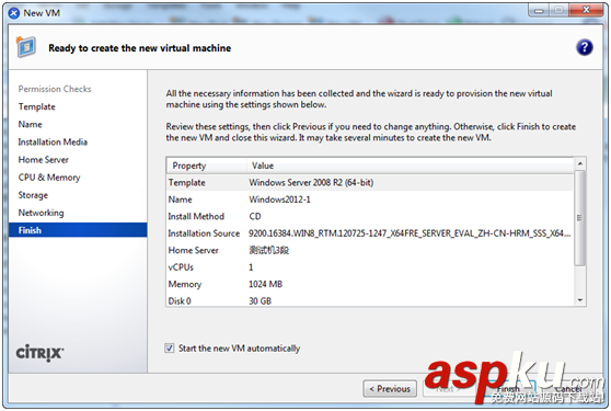 XenServer 5.6環(huán)境下安裝Windows Server 2012詳細(xì)過程(圖文) XenServer