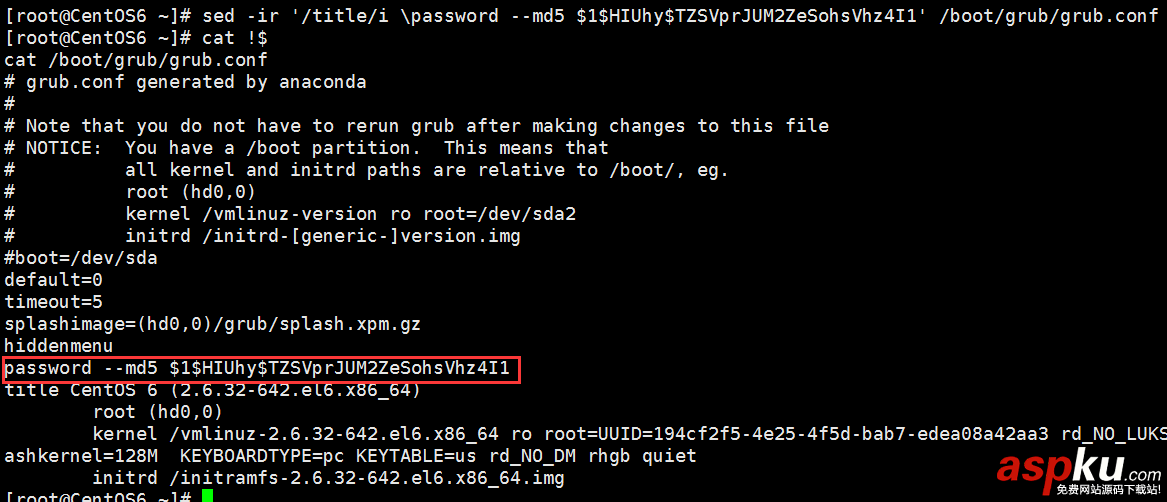 linux grub的啟動加密及刪除恢復方法 grub,啟動加密,刪除恢復