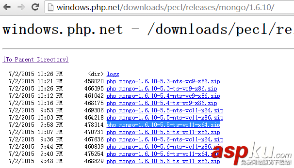 Windows服務器安裝PHP MongoDB擴展的方法 PHP,MongoDB